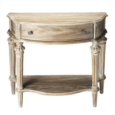 Handmade Bulter Halifax Distressed Grey Driftwood Console Table