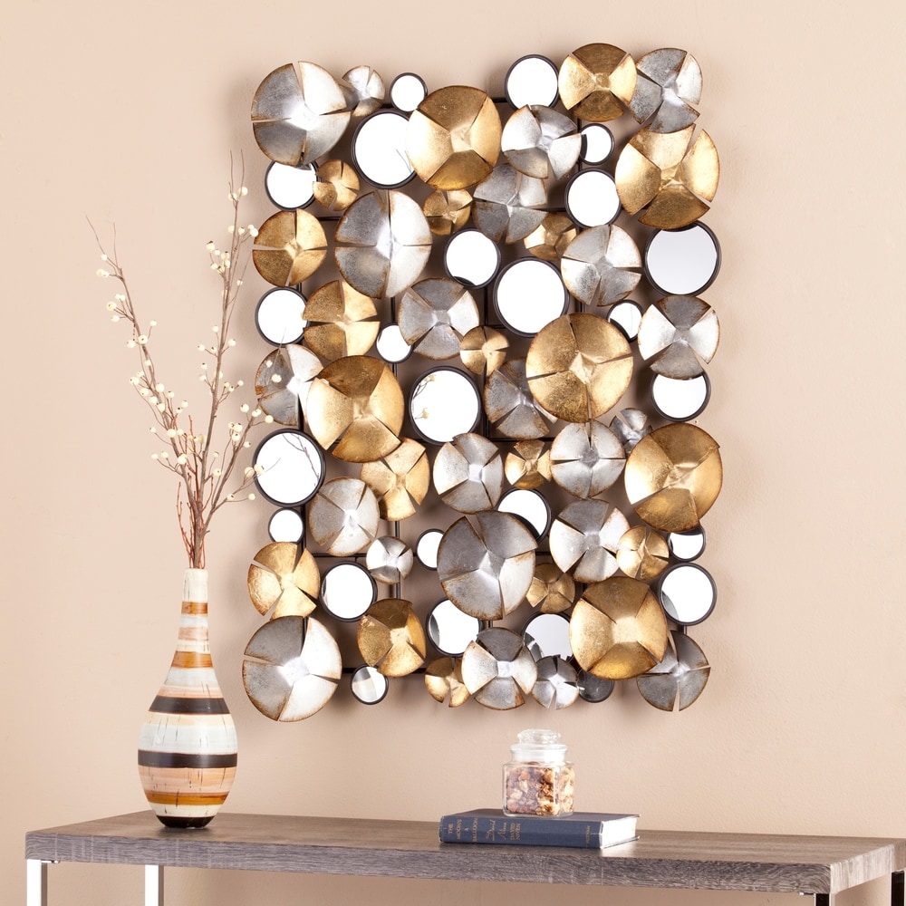 SEI Furniture Sybil Abstract Metal Wall Sculpture On Sale Bed Bath   Beyond 20881890
