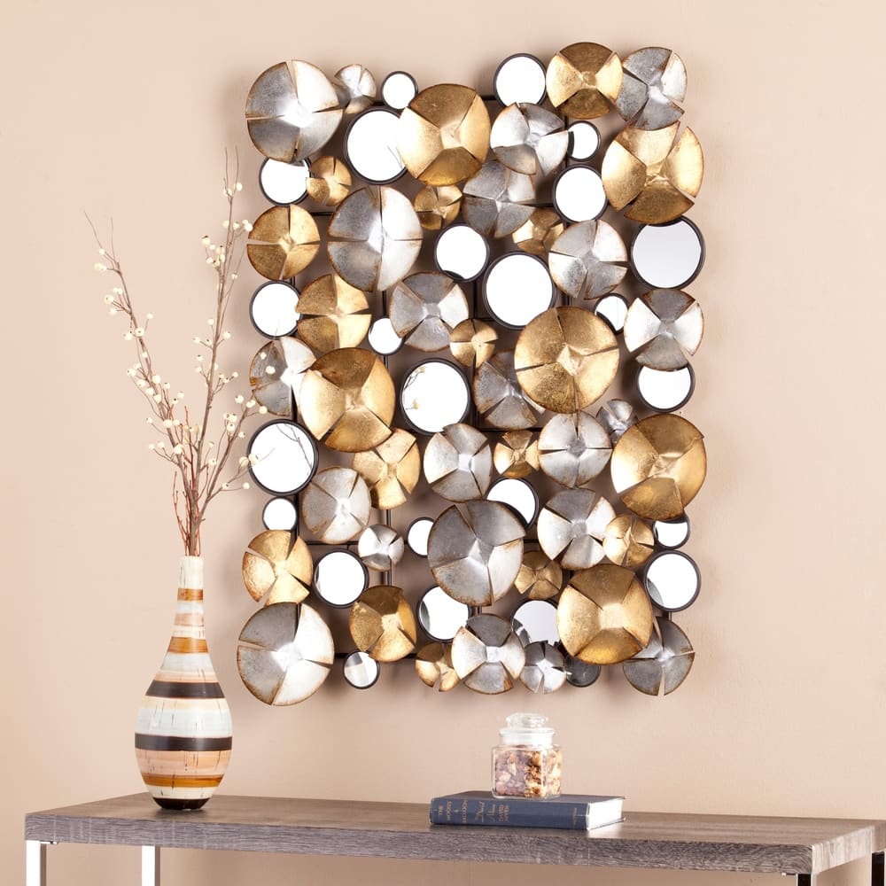 SEI Furniture Sybil Abstract Metal Wall Sculpture