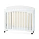 preview thumbnail 5 of 4, Child Craft Stanford Matte White Mini Folding Crib and Mattress