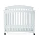 preview thumbnail 6 of 4, Child Craft Stanford Matte White Mini Folding Crib and Mattress