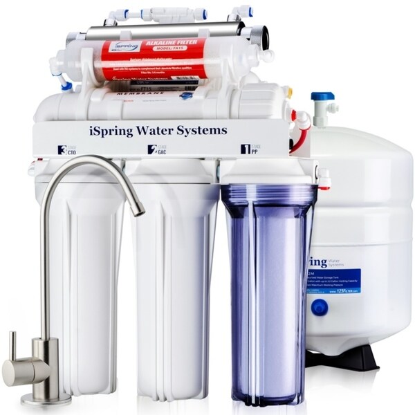 Shop Ispring Rcc7ak Uv Under Sink 7 Stage Reverse Osmosis