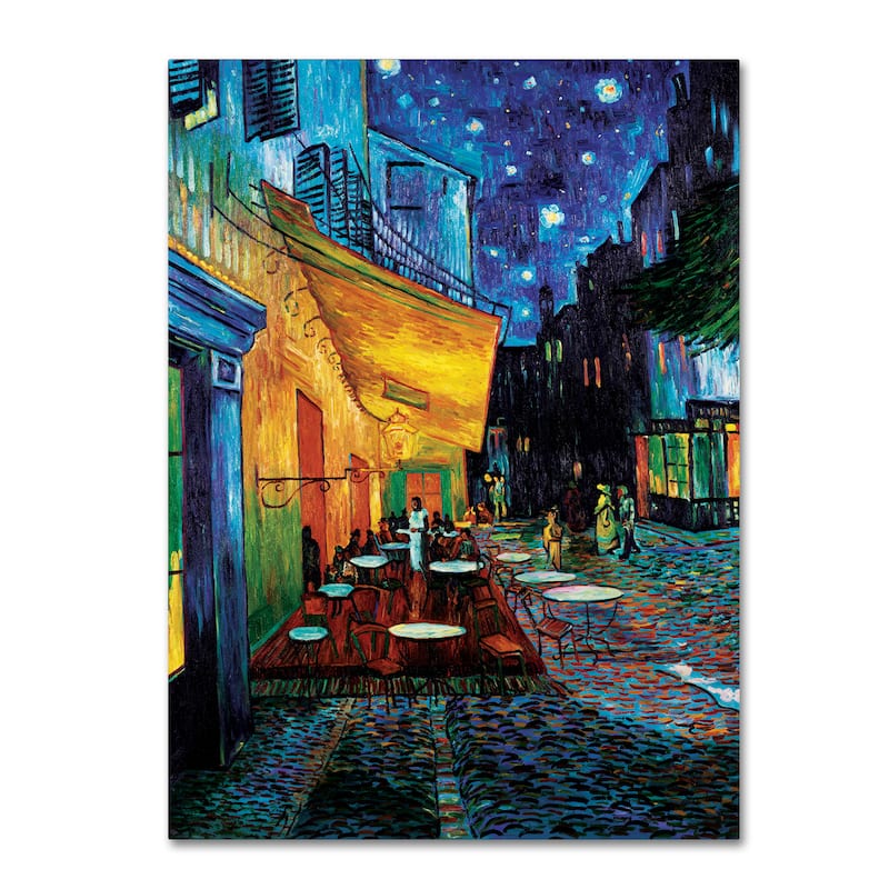 Vincent van Gogh 'Cafe Terrace' Canvas Art