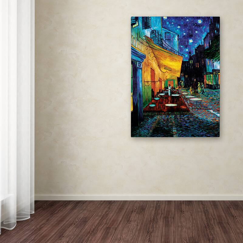 Vincent van Gogh 'Cafe Terrace' Canvas Art