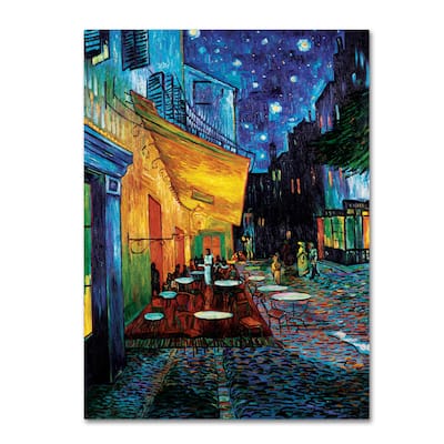 Vincent van Gogh 'Cafe Terrace' Canvas Art