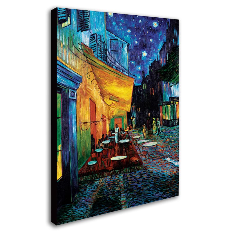 Vincent van Gogh 'Cafe Terrace' Canvas Art