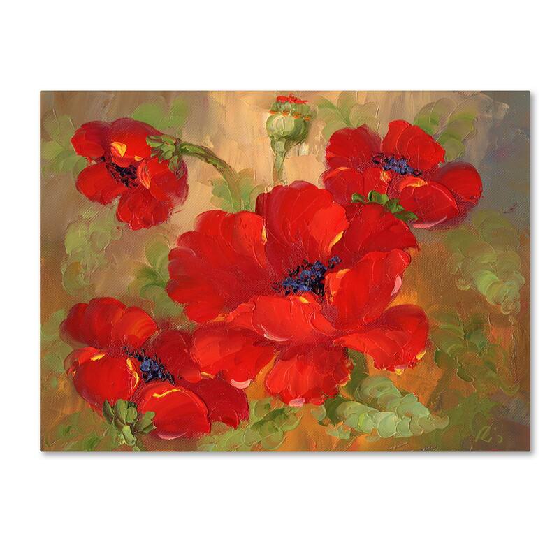 'Poppies' Canvas Art