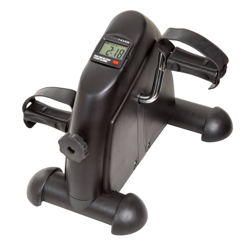 Under Desk Bike and Pedal Exerciser - Home Physical Therapy Equipment and Exercise Machine with LCD Screen by Wakeman Fitness