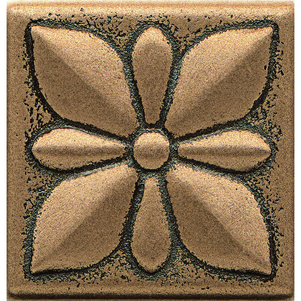 Bedrosians Jasmine Bronze Metal Resin Tile (1 Piece)