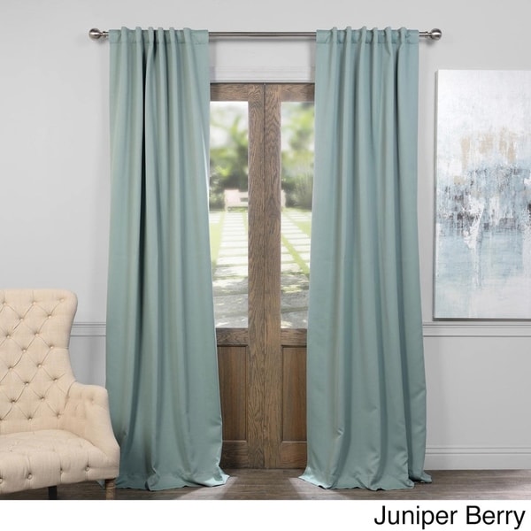 Exclusive Fabrics Thermal Insulated Solid Blackout 108 Inch Exclusive Fabrics Thermal Insulated Solid Blackout 108 Inch Curtain Panel Pair 50 X
