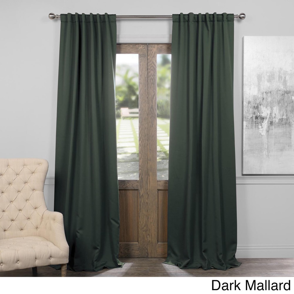 84" Grey Gray Blackout 2 Thermal Balance Room Darkening Curtains Panels Open 