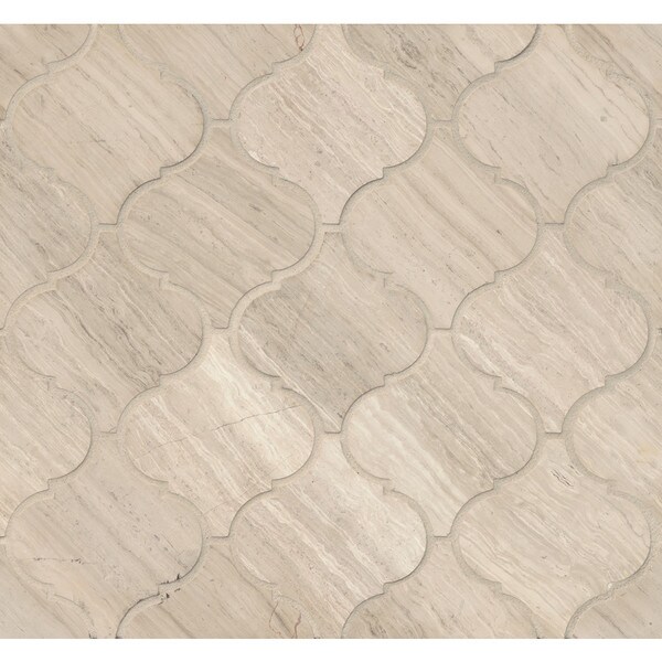 Bedrosians Ashen Grey Stone Arabesque Mosaic Honed Tiles Pack Bedrosians Ashen Grey Stone Arabesque Mosaic Honed Tiles Pack Of 10 Sheets