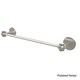 preview thumbnail 16 of 15, Allied Brass Satellite Orbit One Collection Silver Brass 36-inch Towel Bar with Twist Accents Polished Nickel