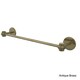preview thumbnail 10 of 15, Allied Brass Satellite Orbit One Collection Silver Brass 36-inch Towel Bar with Twist Accents