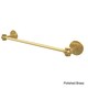 preview thumbnail 4 of 15, Allied Brass Satellite Orbit One Collection Silver Brass 36-inch Towel Bar with Twist Accents Polished Brass