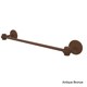 preview thumbnail 9 of 15, Allied Brass Satellite Orbit One Collection Silver Brass 36-inch Towel Bar with Twist Accents Antique Bronze