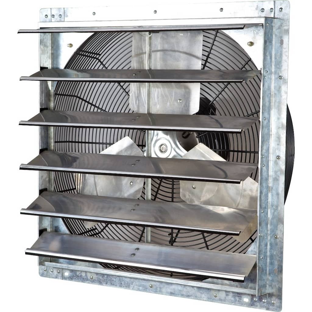 iLIVING 24-inch Variable Speed Shutter Wall-Mounted Exhaust Fan