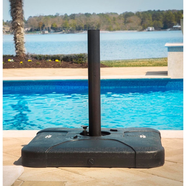 Shop Hanover Outdoor Black Plastic 5.5-inch x 17.3-inch x ...