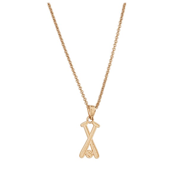 14k gold baseball charms