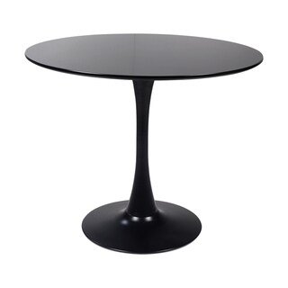 Eero Saarinen Style 48-inch Black Tulip Dining Table - Free Shipping ...