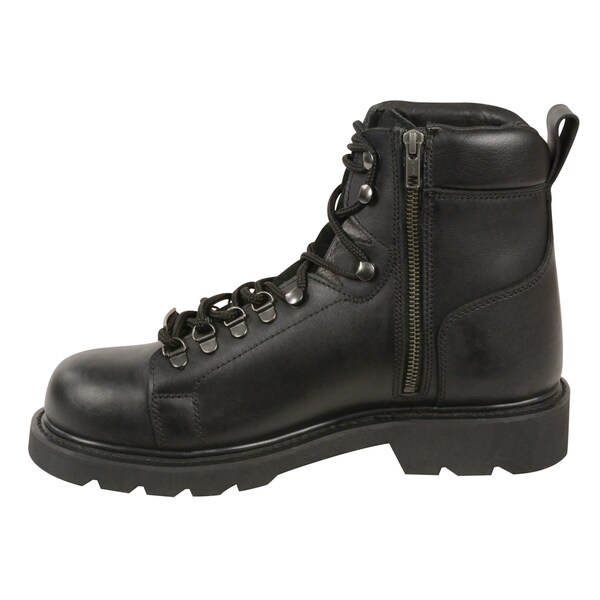 black lace to toe boots