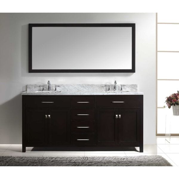 double vanity with faucets