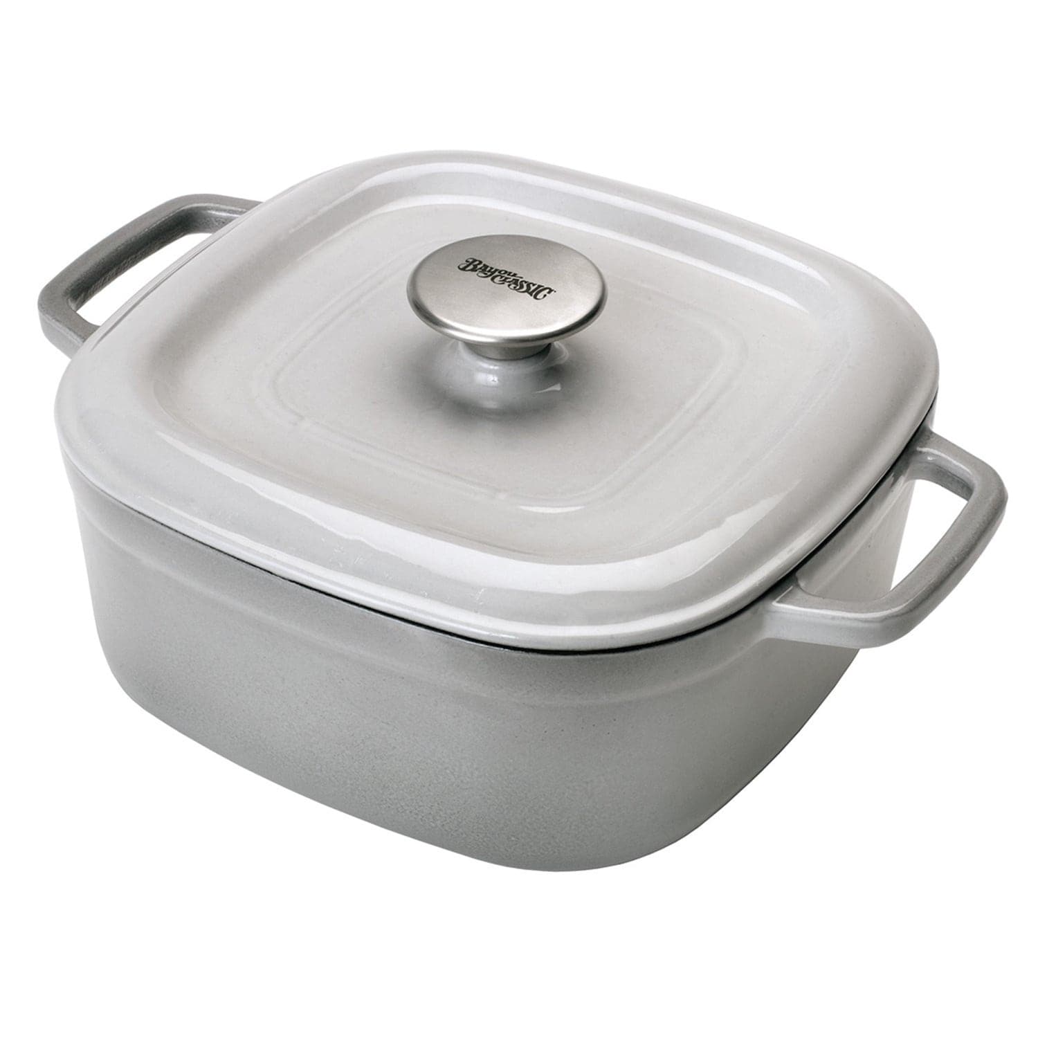 Bayou Classic® 7722S 4qt Enameled Covered Casserole Grey 4 Quart eBay