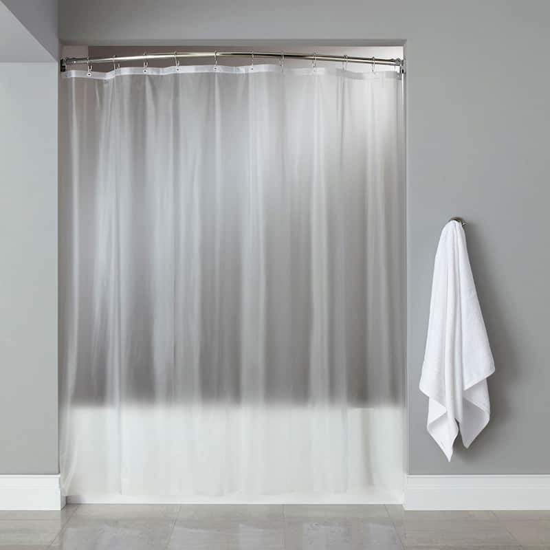 Heavy Weight 13 Gauge PEVA Shower Liner With Reinforced Mesh Header