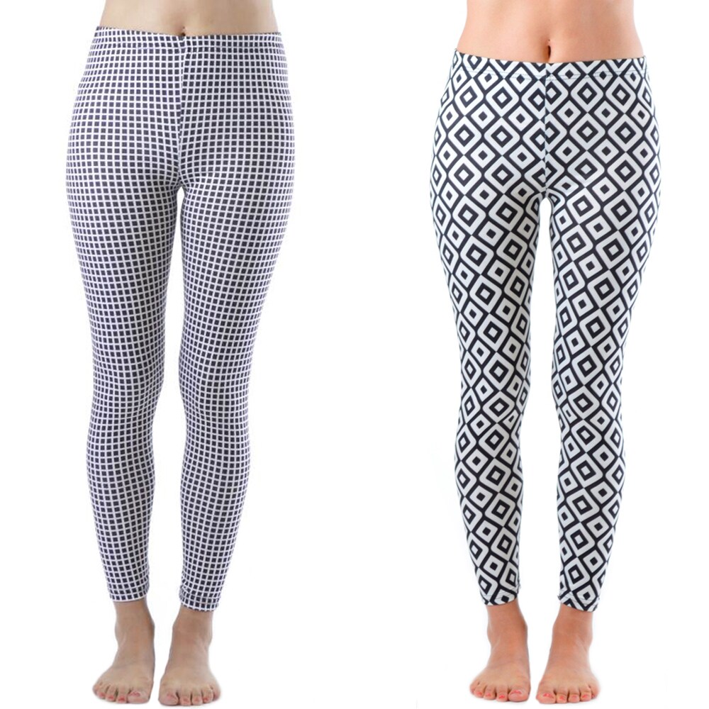 geometric pattern leggings