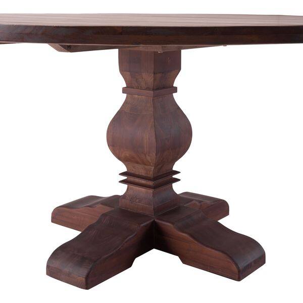 Zuo Hastings Distressed Beige Fir Wood Large Round Zuo Hastings Distressed Beige Fir Wood Large Round