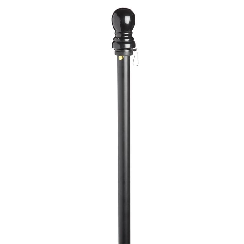Evergreen Black Metal Flag Pole