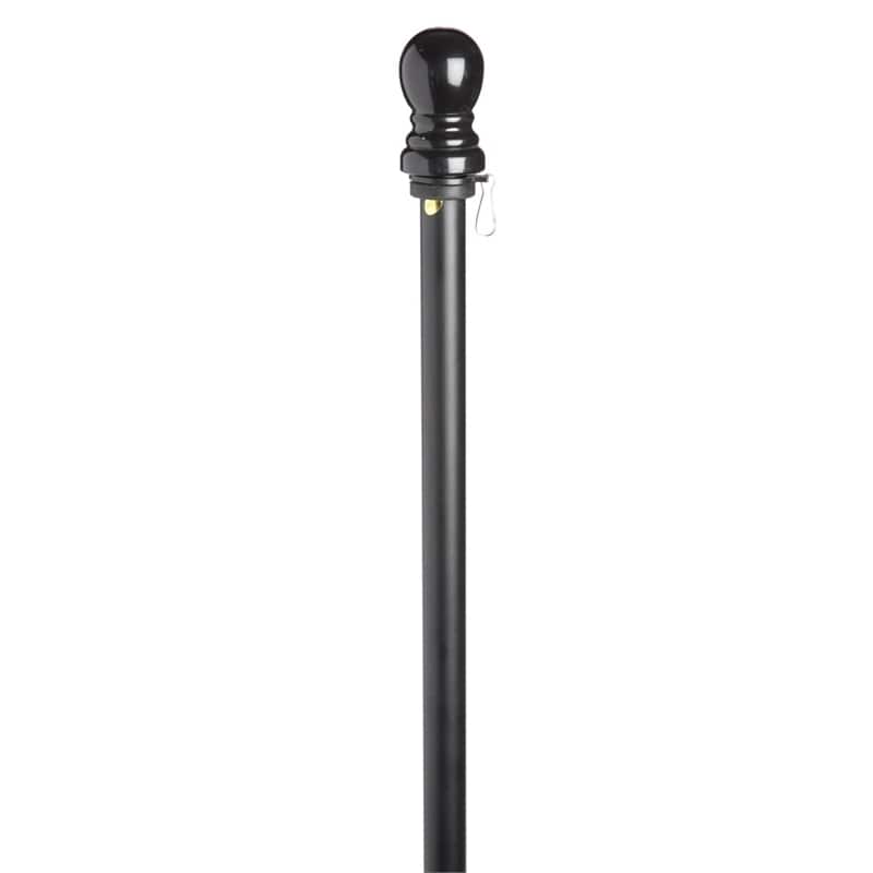 Evergreen Black Metal Flag Pole