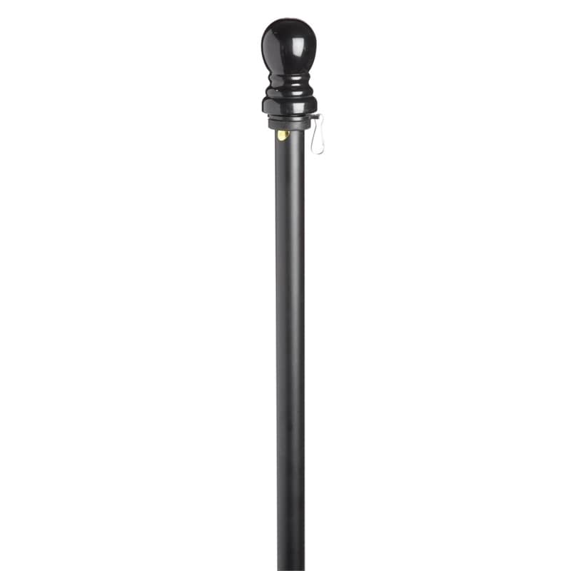 Evergreen Black Metal Flag Pole
