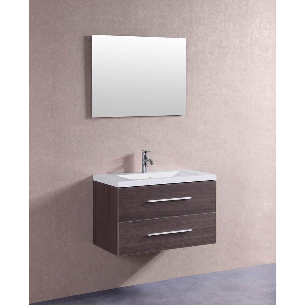 32-inch Floating Single Sink Bathroom Vanity Set