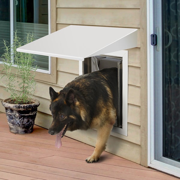 Shop PlexiDor Performance Pet Doors Large White Wall 