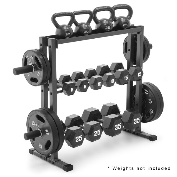 Metal Weights Combo Storage Rack