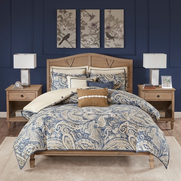 Hampton Hill Urban Chic Navy Cotton Comforter Set
