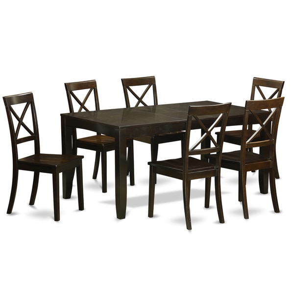 LYBO7-CAP 7-piece Kitchen Dining Table Set - Free Shipping Today ... LYBO7-CAP 7-piece Kitchen Dining Table Set - Free Shipping Today ...