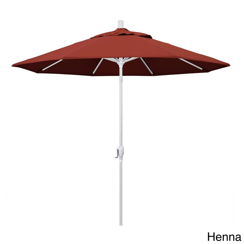 California 9-foot Aluminum Market Umbrella - Henna