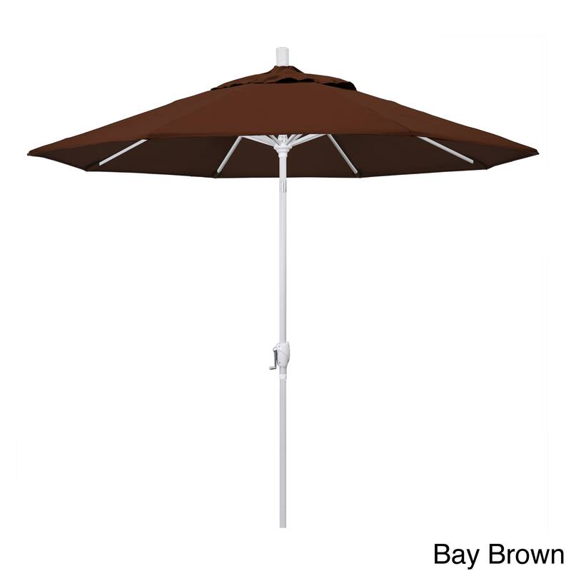 California 9-foot Aluminum Market Umbrella - Bay Brown