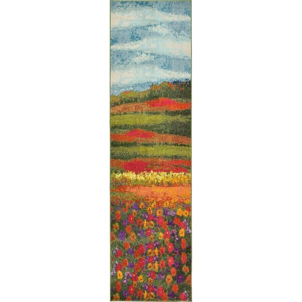 Unique Loom Landis Barcelona Runner Rug - 2' 7 x 10' 0
