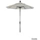 preview thumbnail 17 of 47, California Umbrella 6' Rd. Aluminum Patio Umbrella, Crank Lift, Push Button Tilt, Sunbrella fabric, Bronze Finish