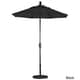 preview thumbnail 9 of 47, California Umbrella 6' Rd. Aluminum Patio Umbrella, Crank Lift, Push Button Tilt, Sunbrella fabric, Bronze Finish