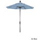 preview thumbnail 6 of 47, California Umbrella 6' Rd. Aluminum Patio Umbrella, Crank Lift, Push Button Tilt, Sunbrella fabric, Bronze Finish