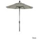 preview thumbnail 15 of 47, California Umbrella 6' Rd. Aluminum Patio Umbrella, Crank Lift, Push Button Tilt, Sunbrella fabric, Bronze Finish