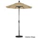 preview thumbnail 18 of 47, California Umbrella 6' Rd. Aluminum Patio Umbrella, Crank Lift, Push Button Tilt, Sunbrella fabric, Bronze Finish