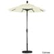preview thumbnail 10 of 47, California Umbrella 6' Rd. Aluminum Patio Umbrella, Crank Lift, Push Button Tilt, Sunbrella fabric, Bronze Finish