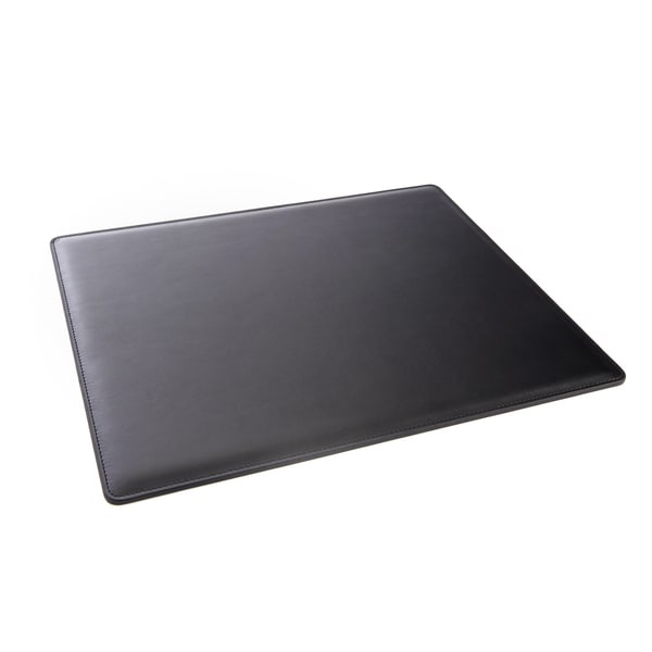 Shop Royce Executive Black Leather 17inch x 14inch Desk Pad Blotter