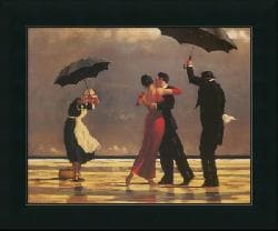 Jack Vettriano 'The Singing Butler' Framed Canvas Art - Overstock - 4270245