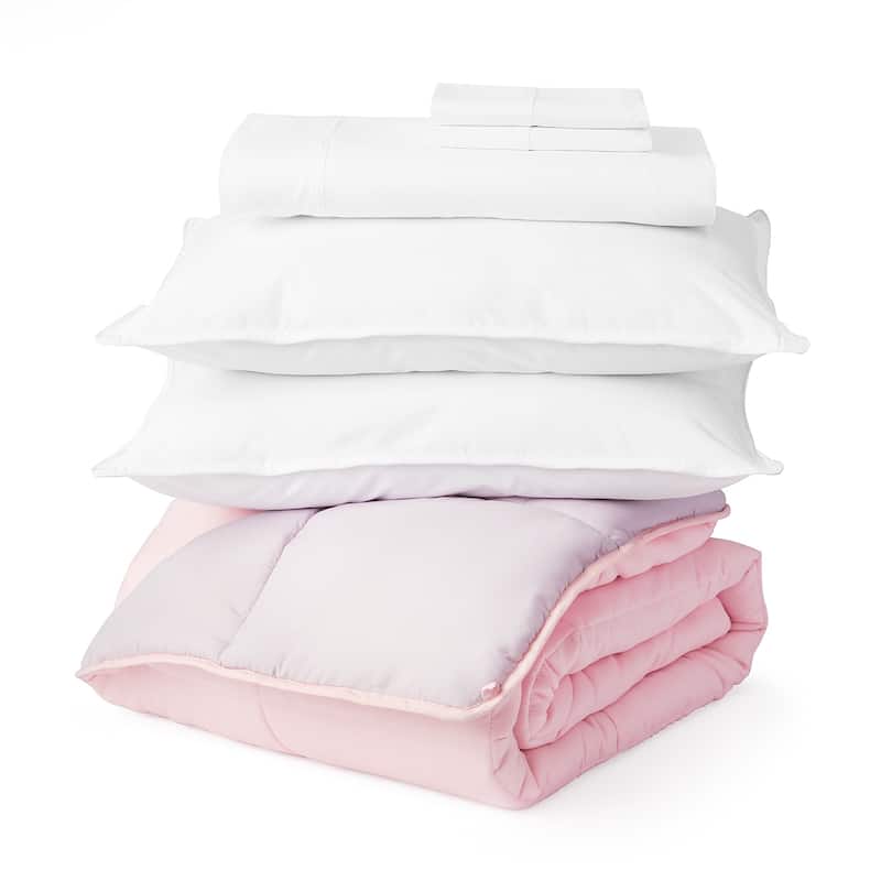Reversible Bed in a Bag Complete Bedding Set by LUCID Comfort Collection